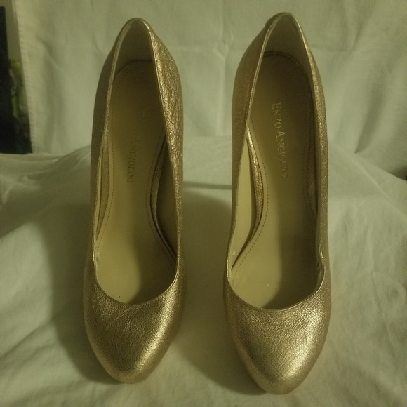 Enzo Angiolini metallic rose gold pump - Picture 2 of 4